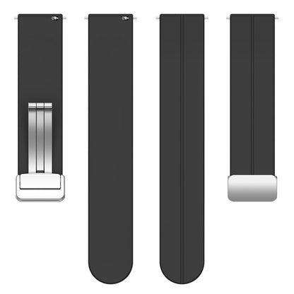 Techsuit W011 Armband für Huawei Watch / Xiaomi Watch Series, 22mm, Schwarz