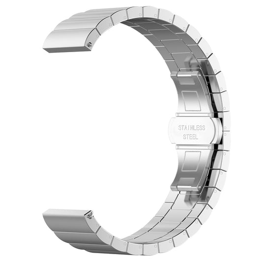 Techsuit W012 Armband für Huawei Watch / Xiaomi Watch Series, 22mm, Silberfarben