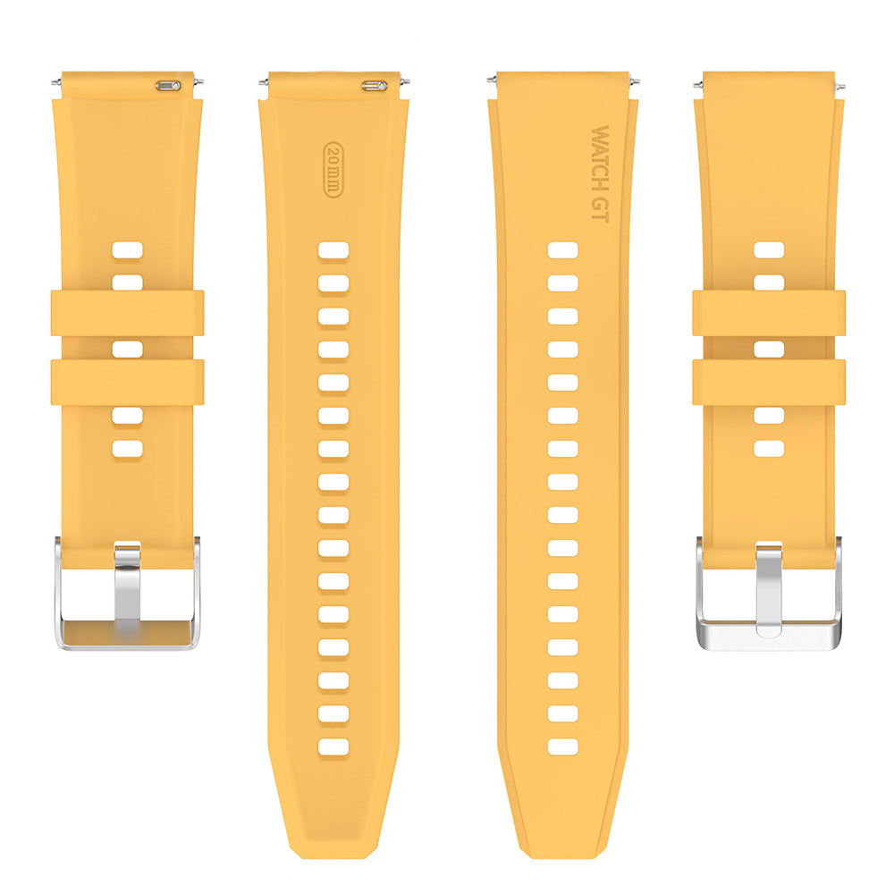 Techsuit W026 Armband für Huawei Watch / Xiaomi Watch Series, 22mm, Gelb