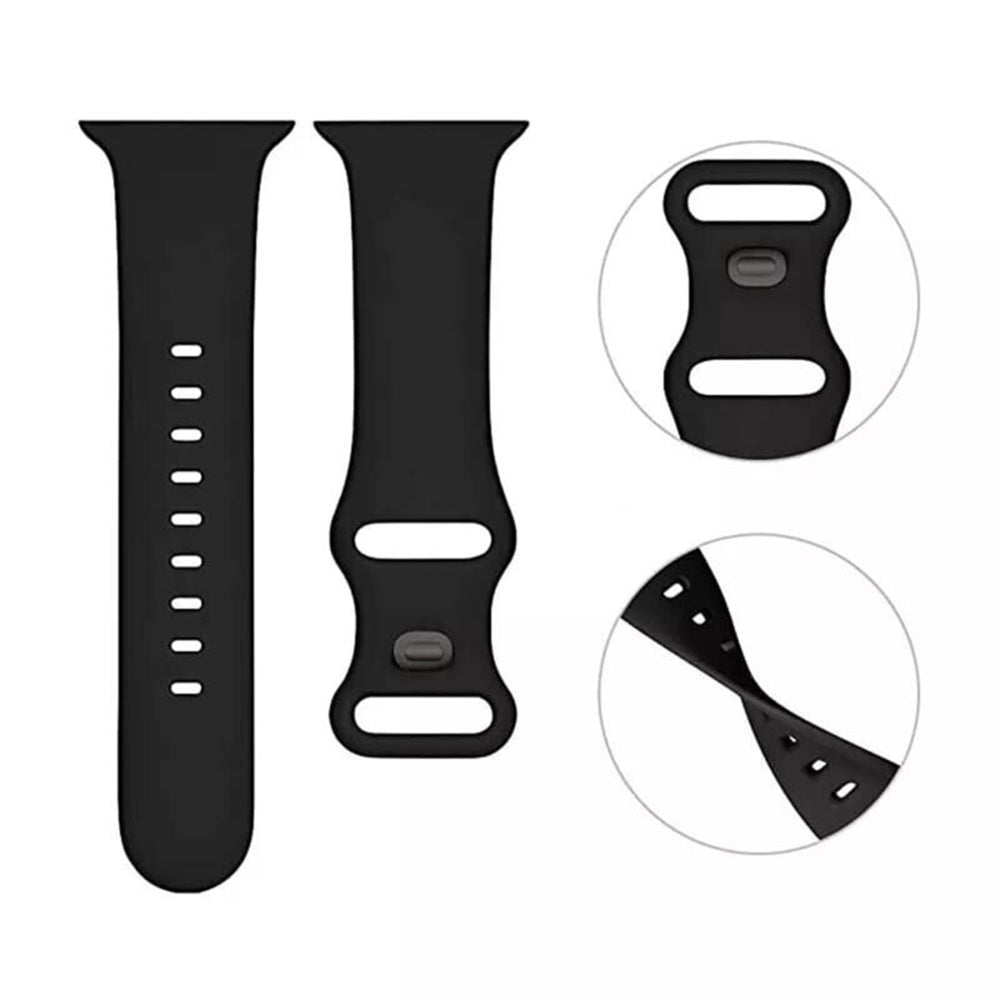 Techsuit W031 Armband für Apple Watch 42mm / 41mm / 40mm / 38mm Serie, Dunkelviolett