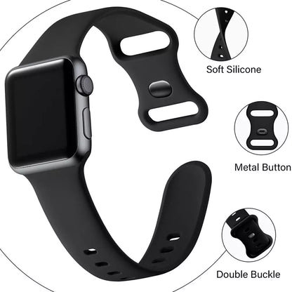 Techsuit W031 Armband für Apple Watch 49mm / 46mm / 45mm / 44mm / 42mm Serie, Grau