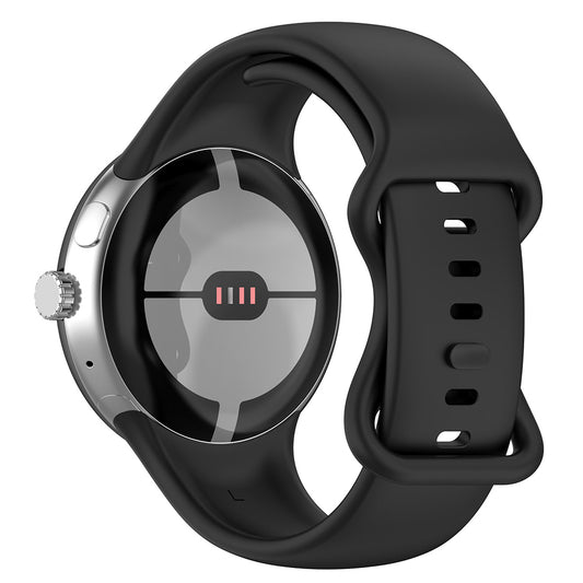 Techsuit W031 Armband für Google Pixel Watch 3 45mm, Schwarz