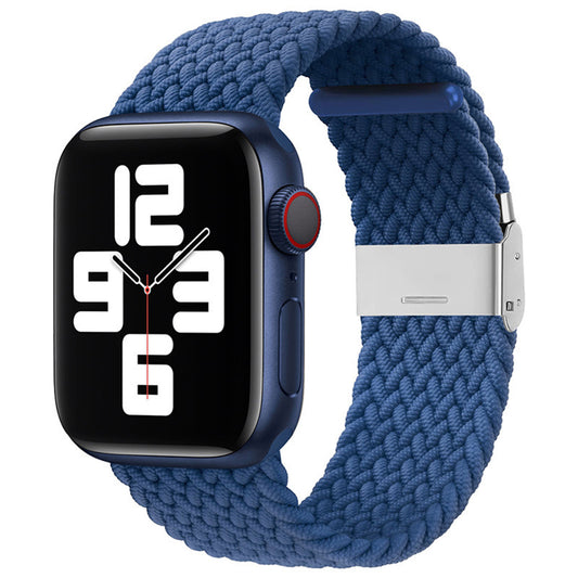 Techsuit W032 Armband für Apple Watch 42mm / 41mm / 40mm / 38mm Serie, Marineblau