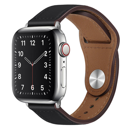 Techsuit W033 Armband für Apple Watch 42mm / 41mm / 40mm / 38mm Serie, Schwarz