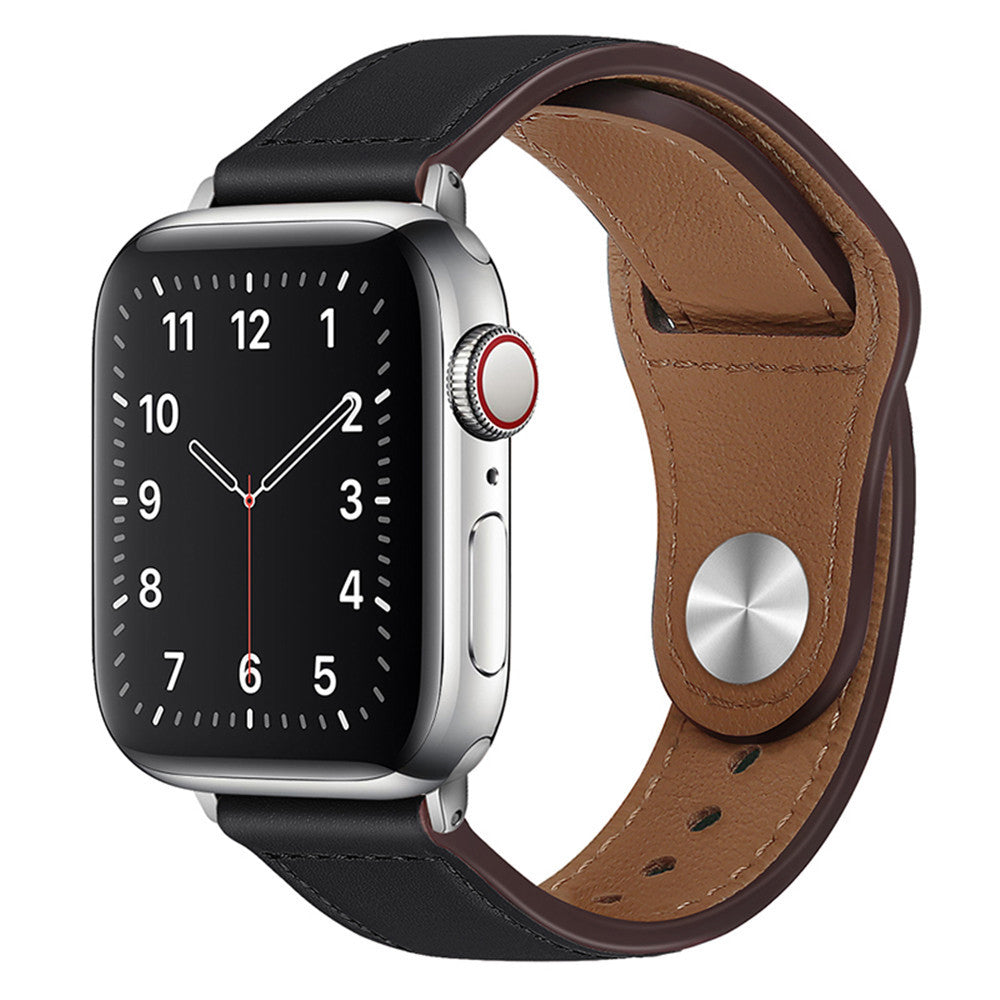 Techsuit W033 Armband für Apple Watch 49mm / 46mm / 45mm / 44mm / 42mm Serie, Schwarz