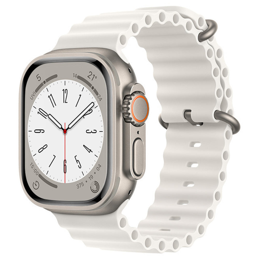 Techsuit W038 Band for Apple Watch 49mm / 46mm / 45mm / 44mm / 42mm Series, White