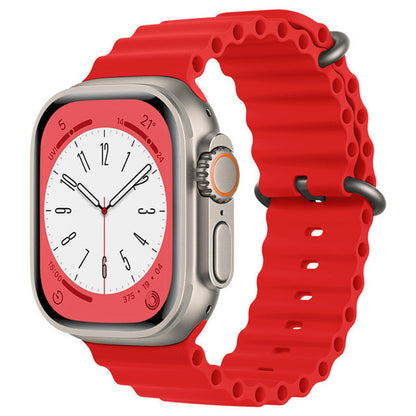 Techsuit W038 Strap for Apple Watch 49mm / 46mm / 45mm / 44mm / 42mm Series, Red