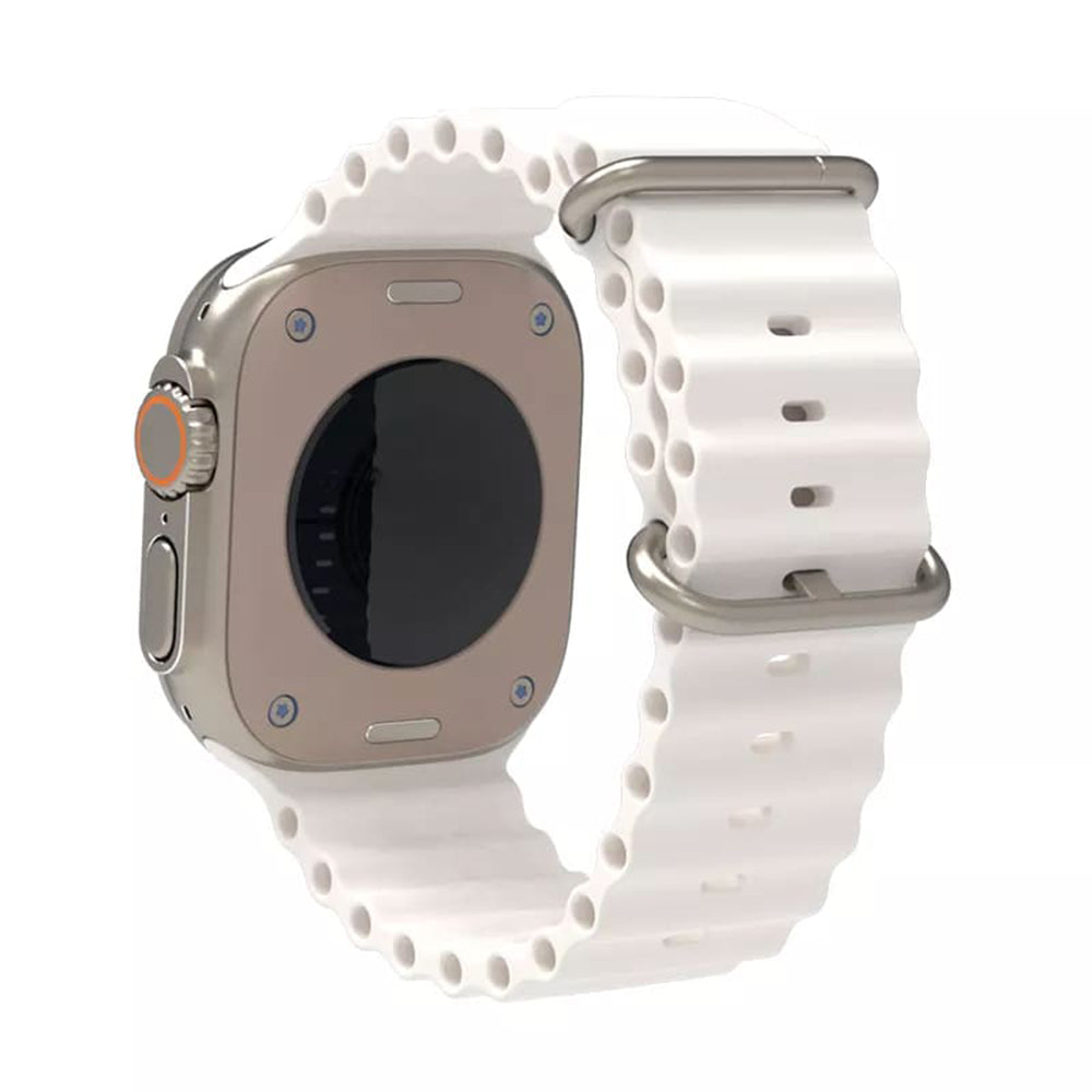 Techsuit W038 Armband für Apple Watch 42mm / 41mm / 40mm / 38mm Serie, Weiß