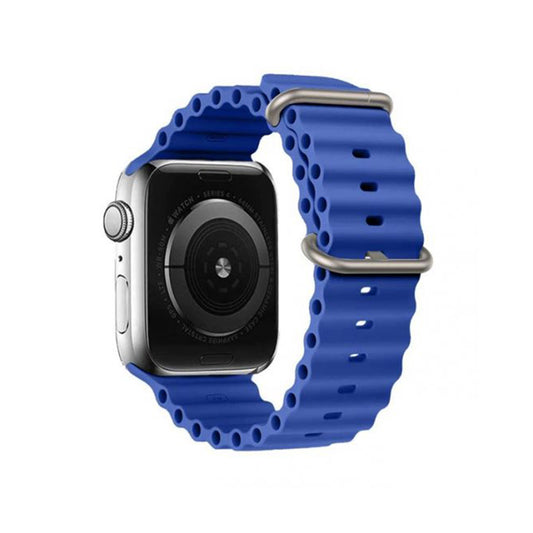 Techsuit W038 Armband für Apple Watch 42mm / 41mm / 40mm / 38mm Serie, Blau