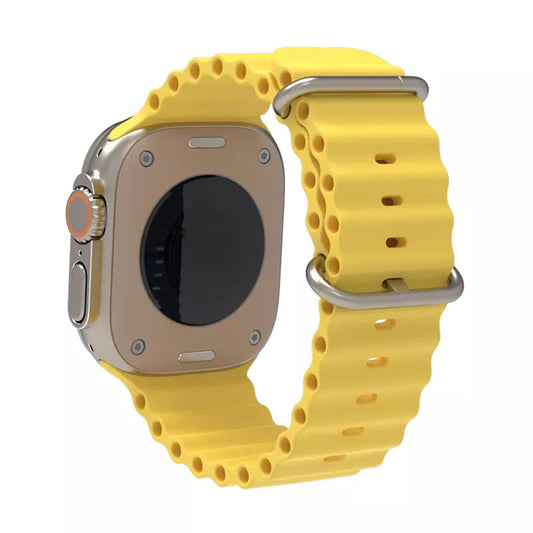 Techsuit W038 Armband für Apple Watch 42mm / 41mm / 40mm / 38mm Serie, Gelb