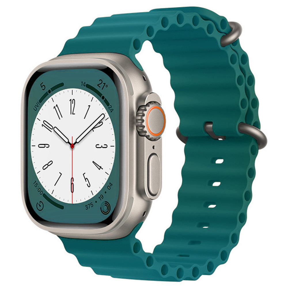 Techsuit W038 Armband für Apple Watch 42mm / 41mm / 40mm / 38mm Serie, Grün