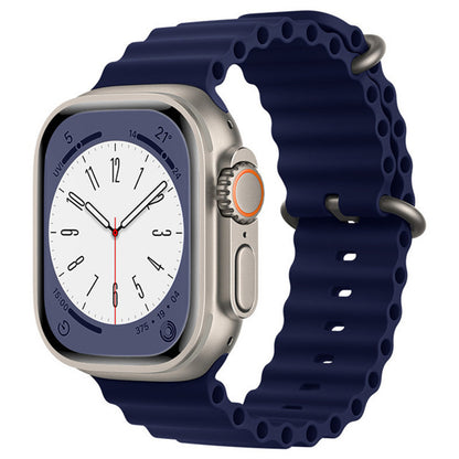 Techsuit W038 Strap for Apple Watch 49mm / 46mm / 45mm / 44mm / 42mm Series, Navy Blue