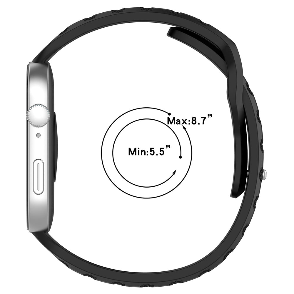 Techsuit W050 Armband für Huawei Watch Fit 5 Pro / Fit 5 / Fit 4 Pro / Fit 4 / Fit 3, Weinrot