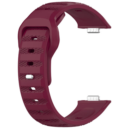 Techsuit W050 Armband für Huawei Watch Fit 5 Pro / Fit 5 / Fit 4 Pro / Fit 4 / Fit 3, Weinrot