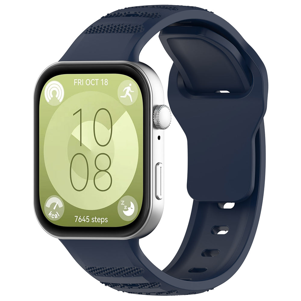 Techsuit W050 Armband für Huawei Watch Fit 4 Pro / Watch Fit 4 / Watch Fit 3, Blau