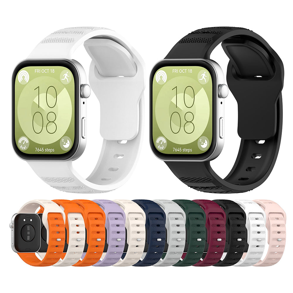 Techsuit W050 Armband für Huawei Watch Fit 4 Pro / Watch Fit 4 / Watch Fit 3, Blau