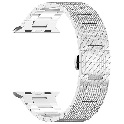 Techsuit W052 Strap for Apple Watch 42mm / 41mm / 40mm / 38mm Series, Silver