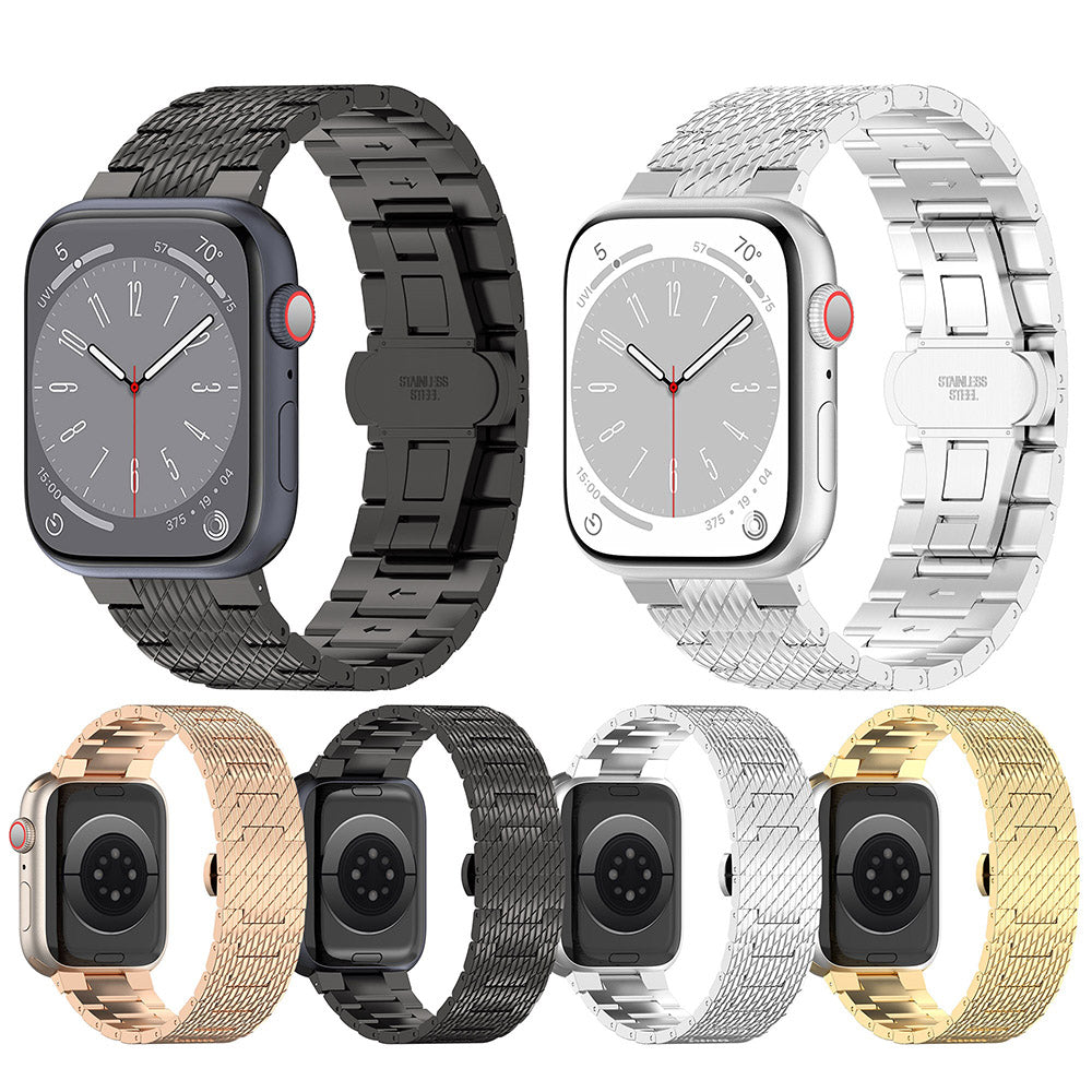 Techsuit W052 Strap for Apple Watch 42mm / 41mm / 40mm / 38mm Series, Silver
