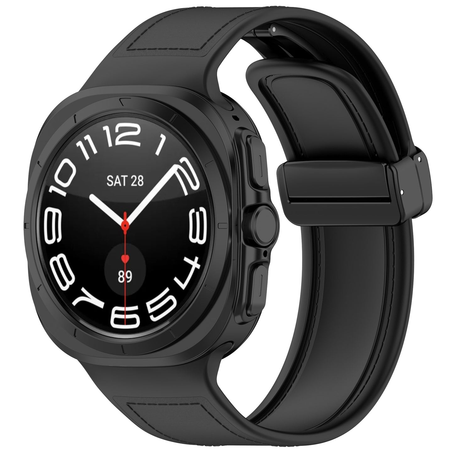 Techsuit W056 Armband für Samsung Galaxy Watch Ultra, Schwarz