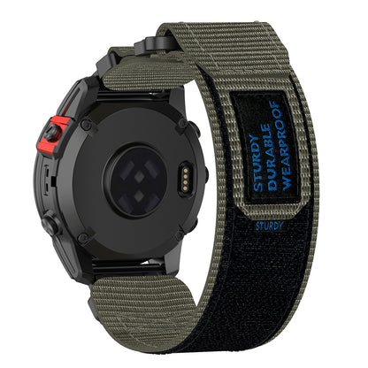 Techsuit W057 Armband für Garmin Watch Fenix / Forerunner Serie, 22mm, Grau