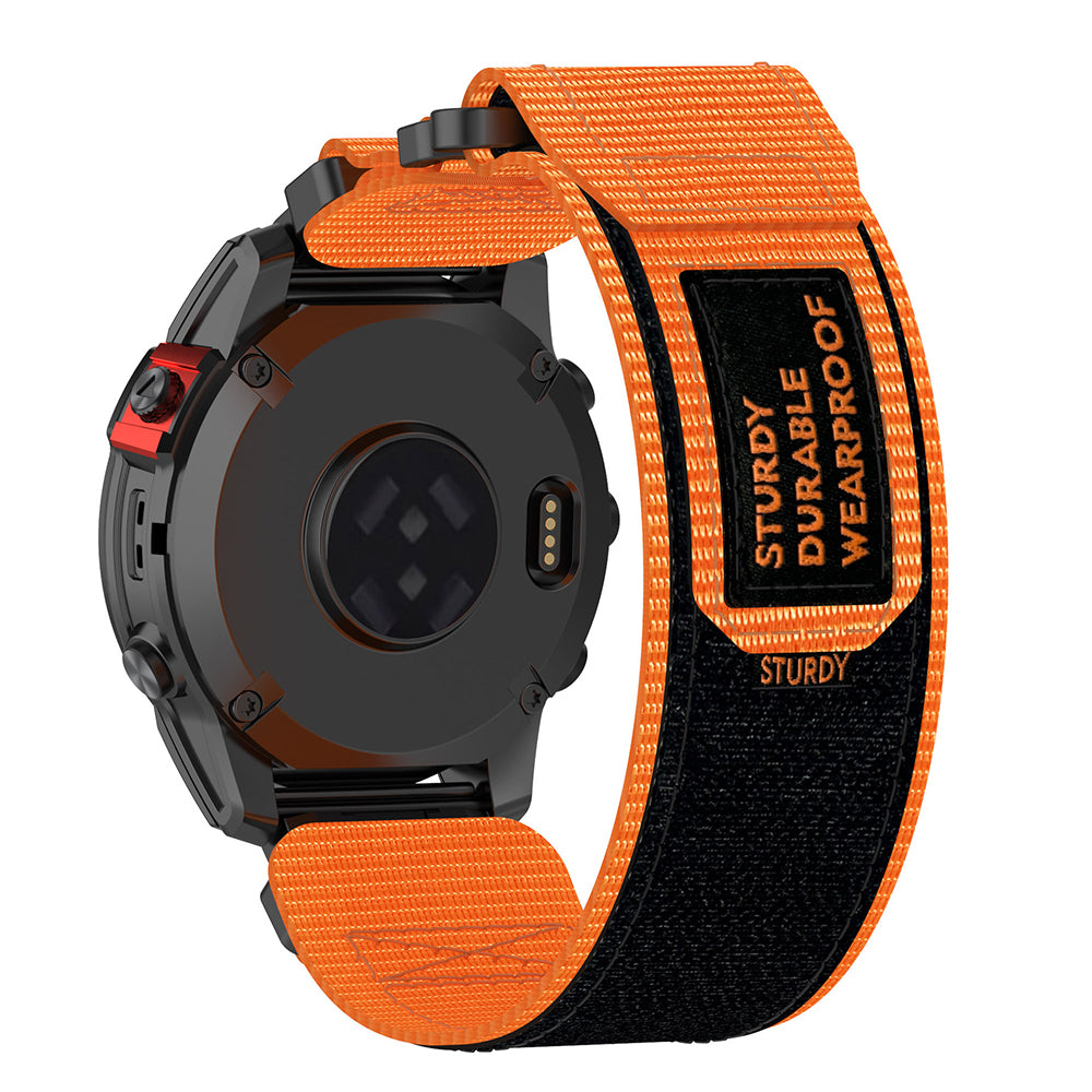 Techsuit W057 Armband für Garmin Watch Fenix / Forerunner Serie, 22mm, Orange