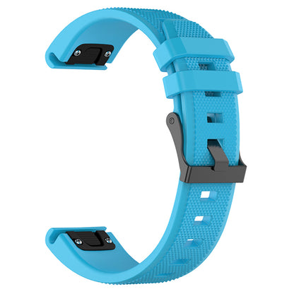 Techsuit W058 Armband für Garmin Instinct / Approach / Fenix Watch Series, 20mm, Blau