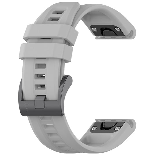 Techsuit W060 Armband für Garmin Watch Fenix / Forerunner Serie, 22mm, Grau