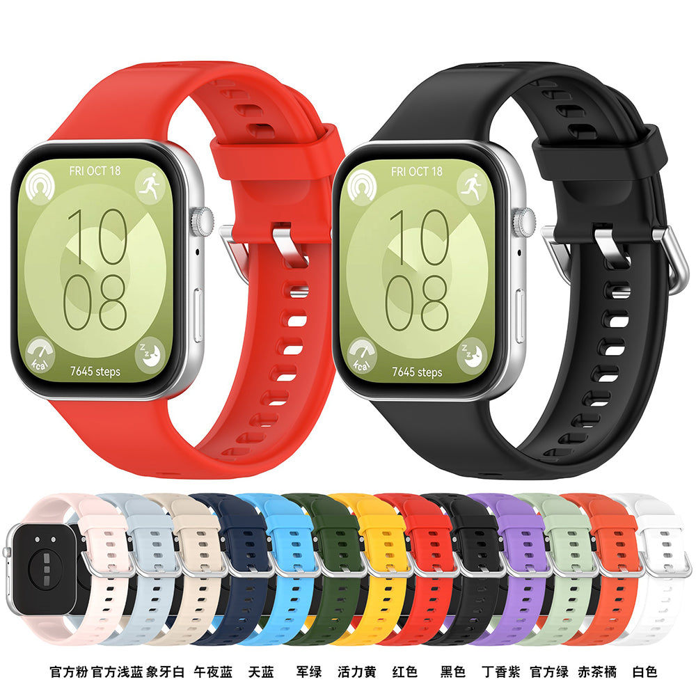 Techsuit W061 Armband für Huawei Watch Fit 4 Pro / Watch Fit 4 / Watch Fit 3, Lila