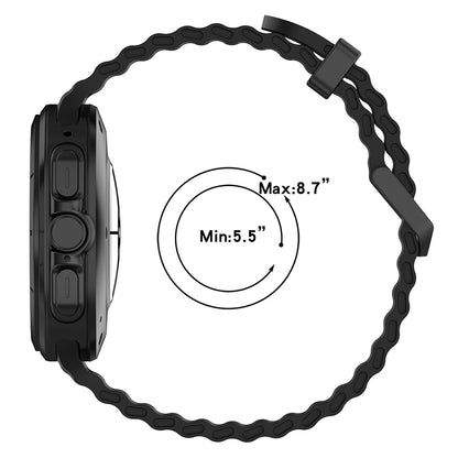 Techsuit W062 Armband für Samsung Galaxy Watch Ultra, Schwarz