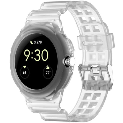 Techsuit W065 Armband für Google Pixel Watch 3 41mm / Watch 2 / Watch, Transparent