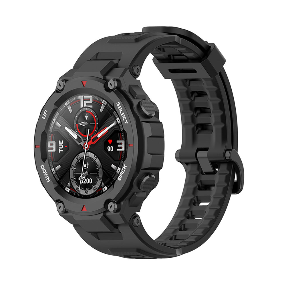 Techsuit W067 Armband für Amazfit T-Rex Pro / T-Rex, Schwarz