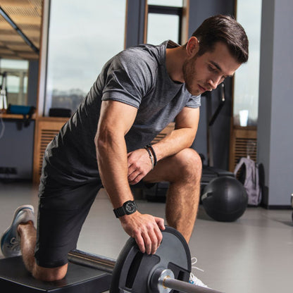 Techsuit W068 Armband für Samsung Galaxy Watch Ultra, Schwarz Grün