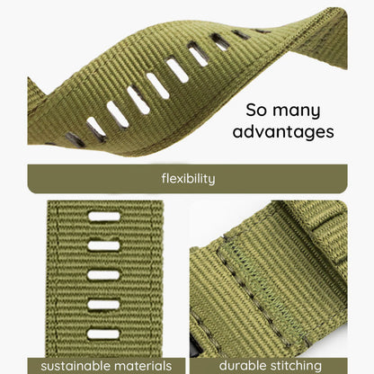 Techsuit W070 Armband für Garmin Watch Fenix Series, 26mm, Orange