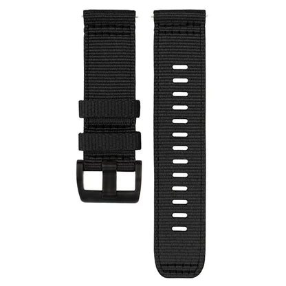 Techsuit W070 Armband für Samsung Galaxy Watch / Huawei Watch Series, 20mm, Schwarz