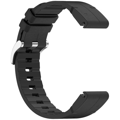 Techsuit W071 Armband für Garmin Instinct / Approach / Fenix Watch Series, 20mm, Schwarz