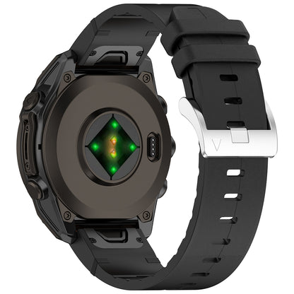Techsuit W071 Armband für Garmin Watch Fenix Serie, 26mm, Schwarz
