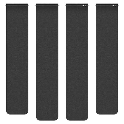 Techsuit W074 Armband für Samsung Galaxy Watch / Huawei Watch Series, 22mm, Schwarz Rot