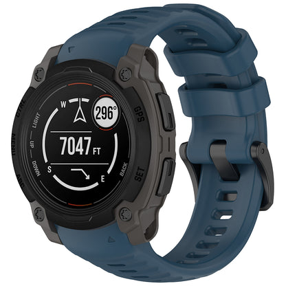 Techsuit W076 Armband für Garmin Instinct E 40mm, Marineblau