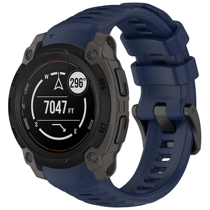 Techsuit W076 Armband für Garmin Instinct E 45mm, Dunkelblau