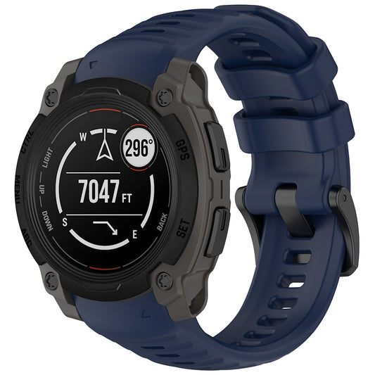 Techsuit W076 Armband für Garmin Instinct E 45mm, Dunkelblau