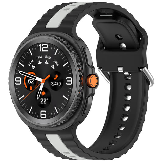 Techsuit W078 Armband für Samsung Galaxy Watch 8 Classic / Watch8 44mm / Watch 8 40mm, Schwarz