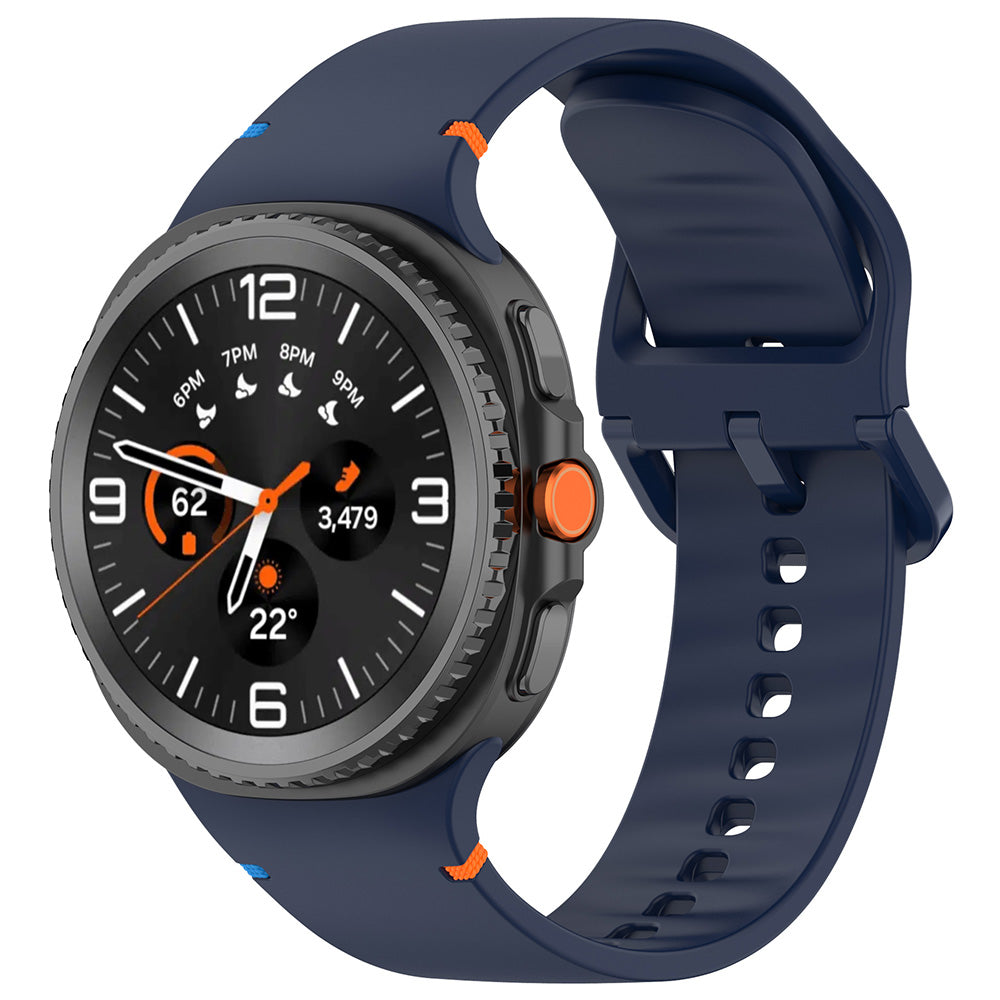 Techsuit W079 Strap for Samsung Galaxy Watch 8 Classic / Watch8 44mm / Watch 8 40mm, Navy Blue