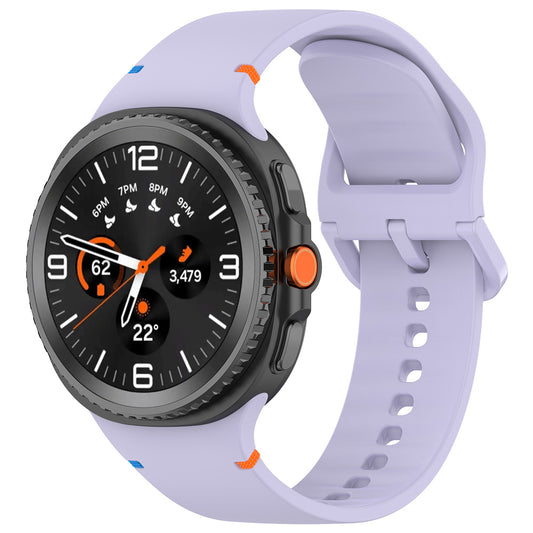 Techsuit W079 Armband für Samsung Galaxy Watch 8 Classic / Watch8 44mm / Watch 8 40mm, Lila