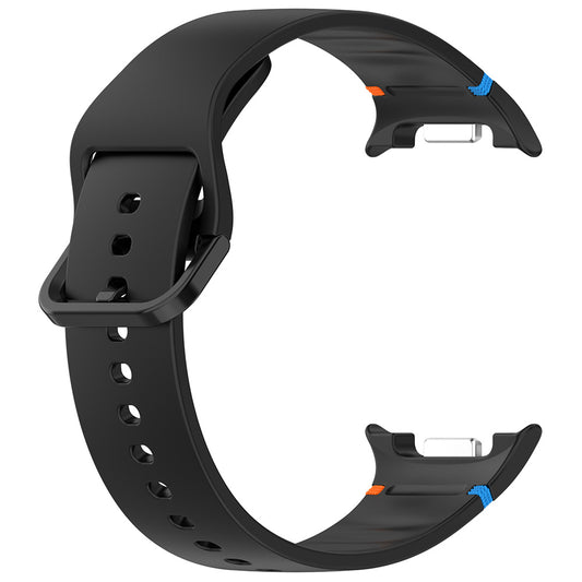 Techsuit W079 Armband für Samsung Galaxy Watch 8 Classic / Watch8 44mm / Watch 8 40mm, Schwarz