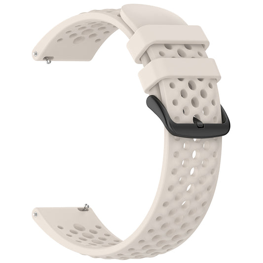 Techsuit W083 Armband für Amazfit Watch / Samsung Watch Series, 22mm, Weiß