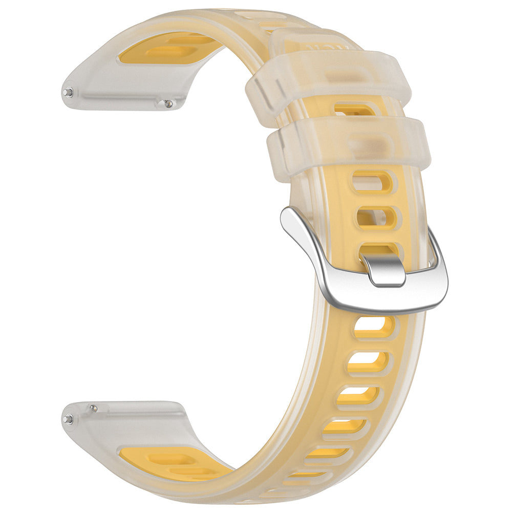 Techsuit W084 Armband für Samsung Galaxy Watch / Huawei Watch Series, 20mm, Gelb