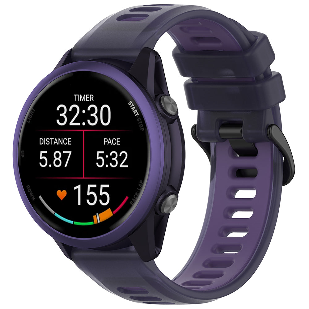 Techsuit W084 Armband für Samsung Galaxy Watch / Huawei Watch Series, 22mm, Lila