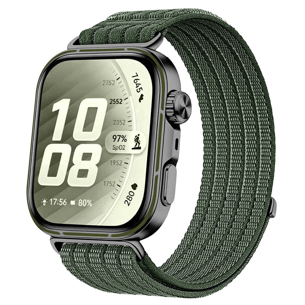 Techsuit Armband W085 für Huawei Watch Fit 5, Dunkelgrün