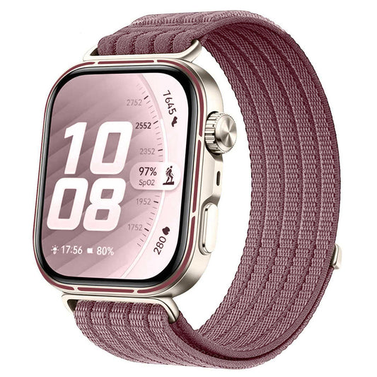 Techsuit Armband W085 für Huawei Watch Fit 5, Violett Grau