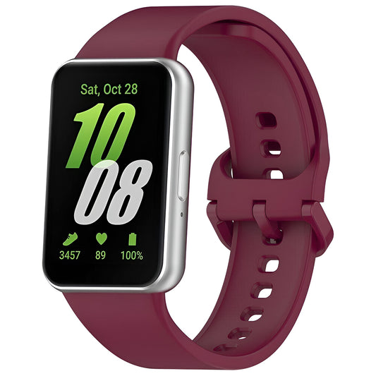 Techsuit Armband W086 für Samsung Galaxy Fit3 R39M, Weinrot